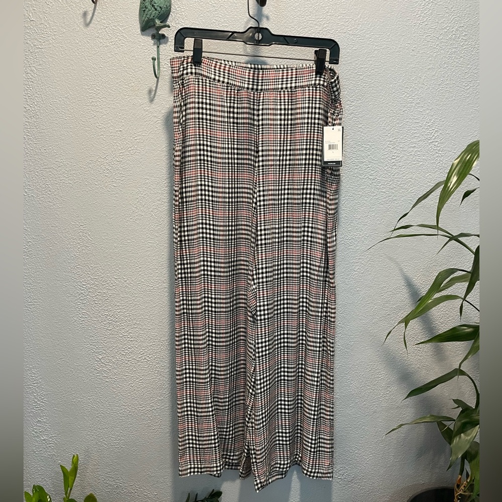 Volcom Lightweight Plaid Wide Leg Pants